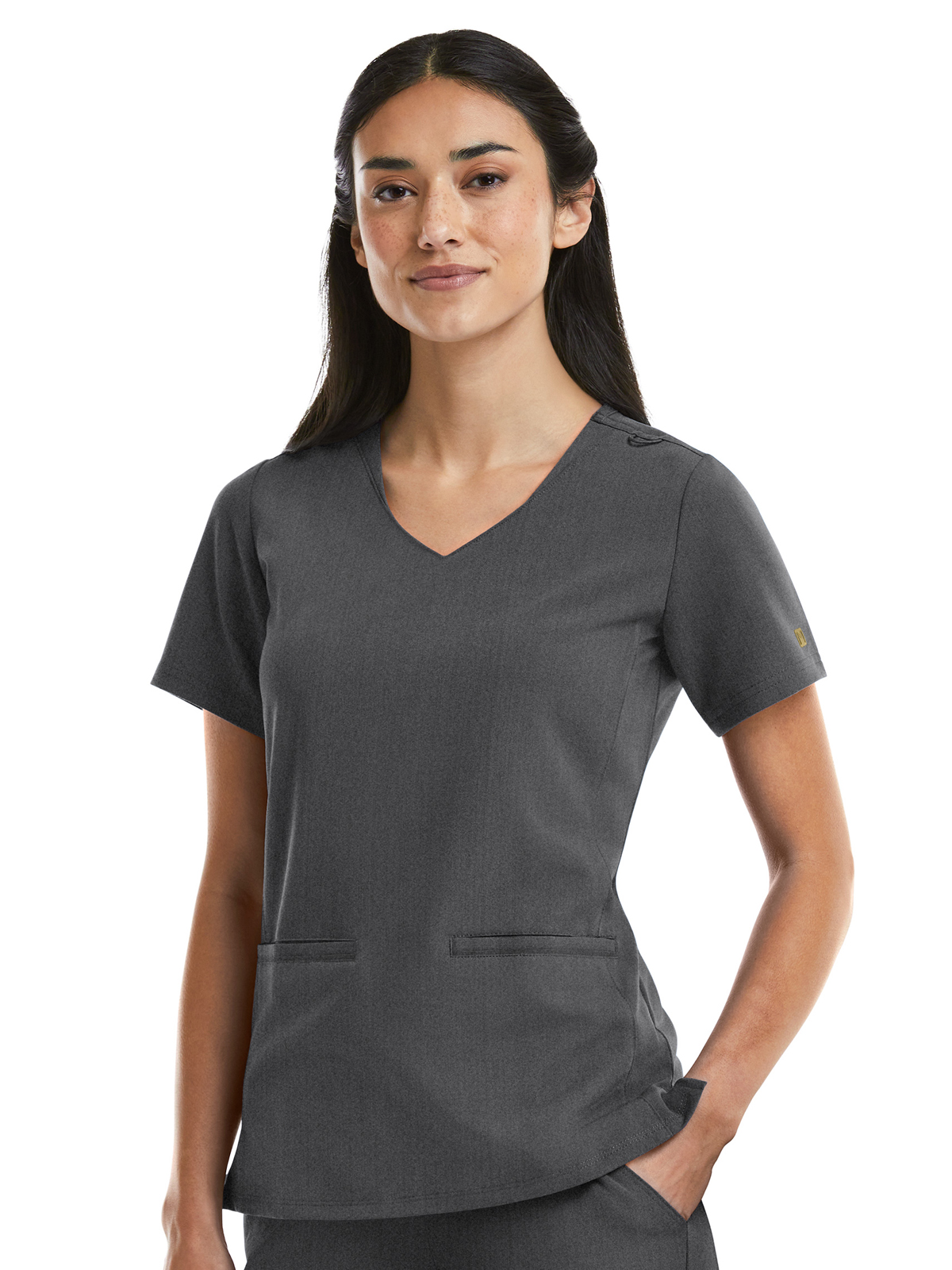 Maevn - Matrix Pro - Women's Two-Pocket Curved V-Neck Top 4