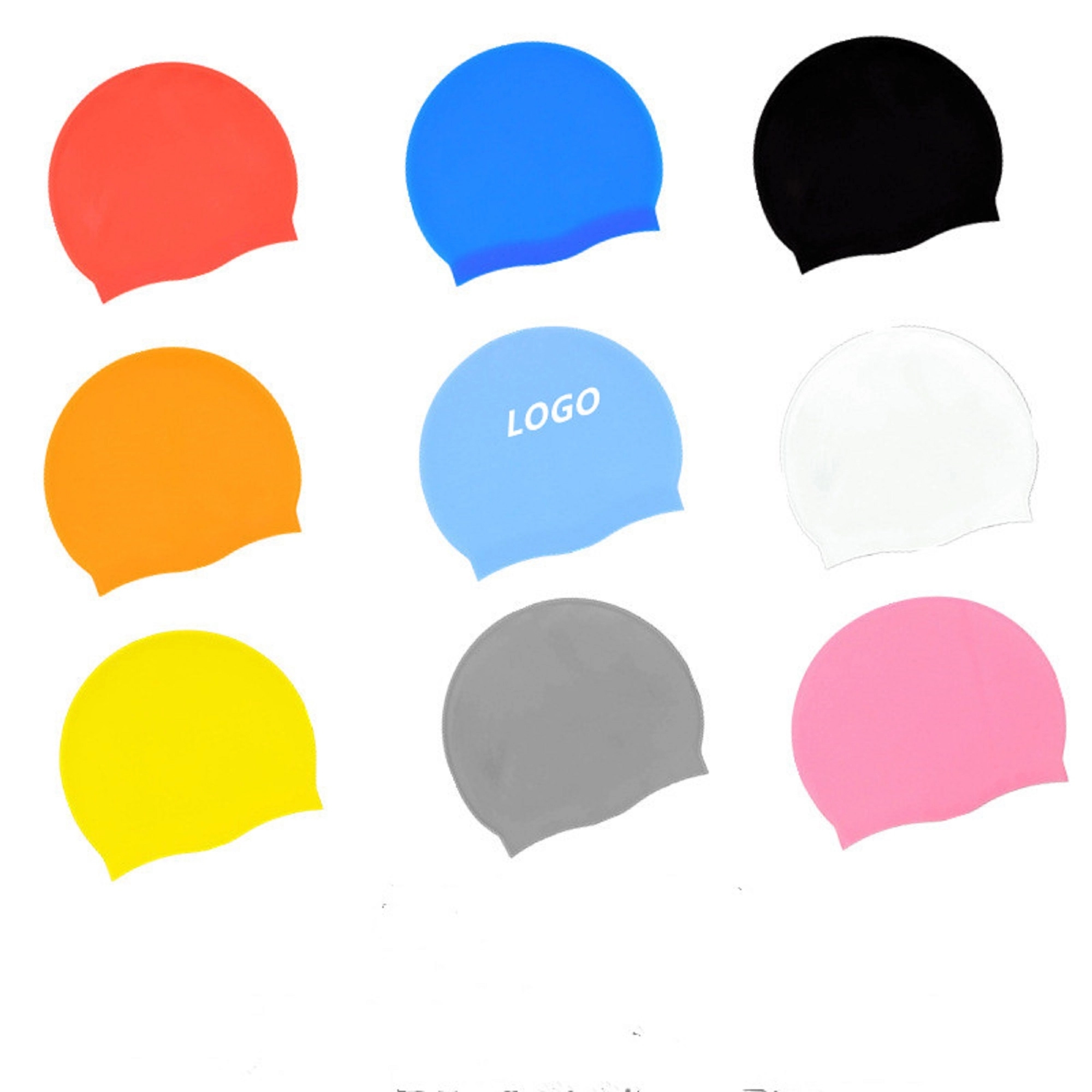 Waterproof Silicone Swim Cap 1