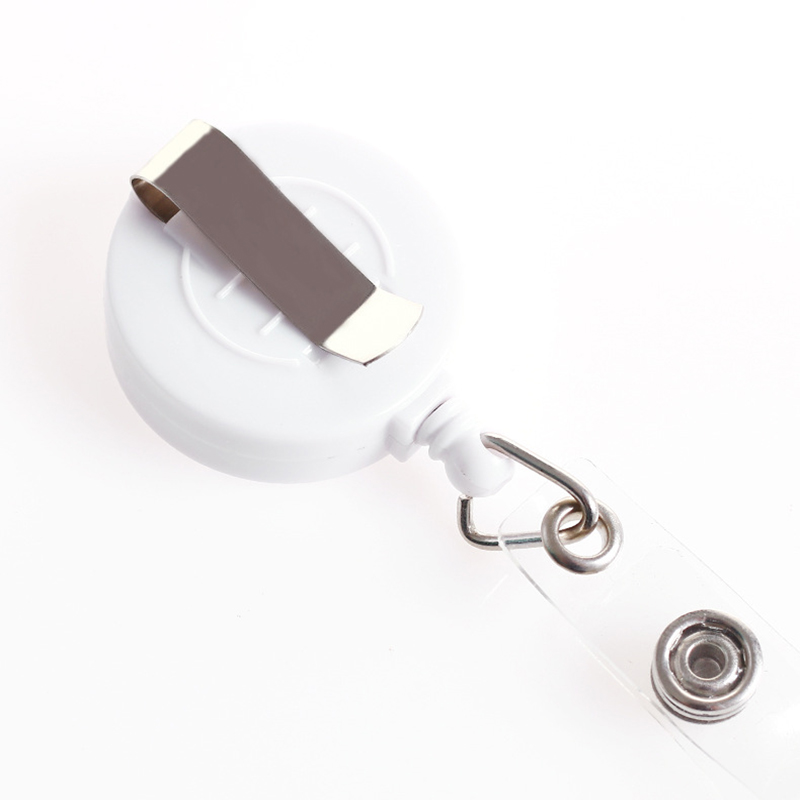Retractable Badge Reel with Metal Clip 2