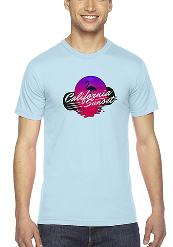 American Apparel Fine Jersey Short Sleeve Tee 143