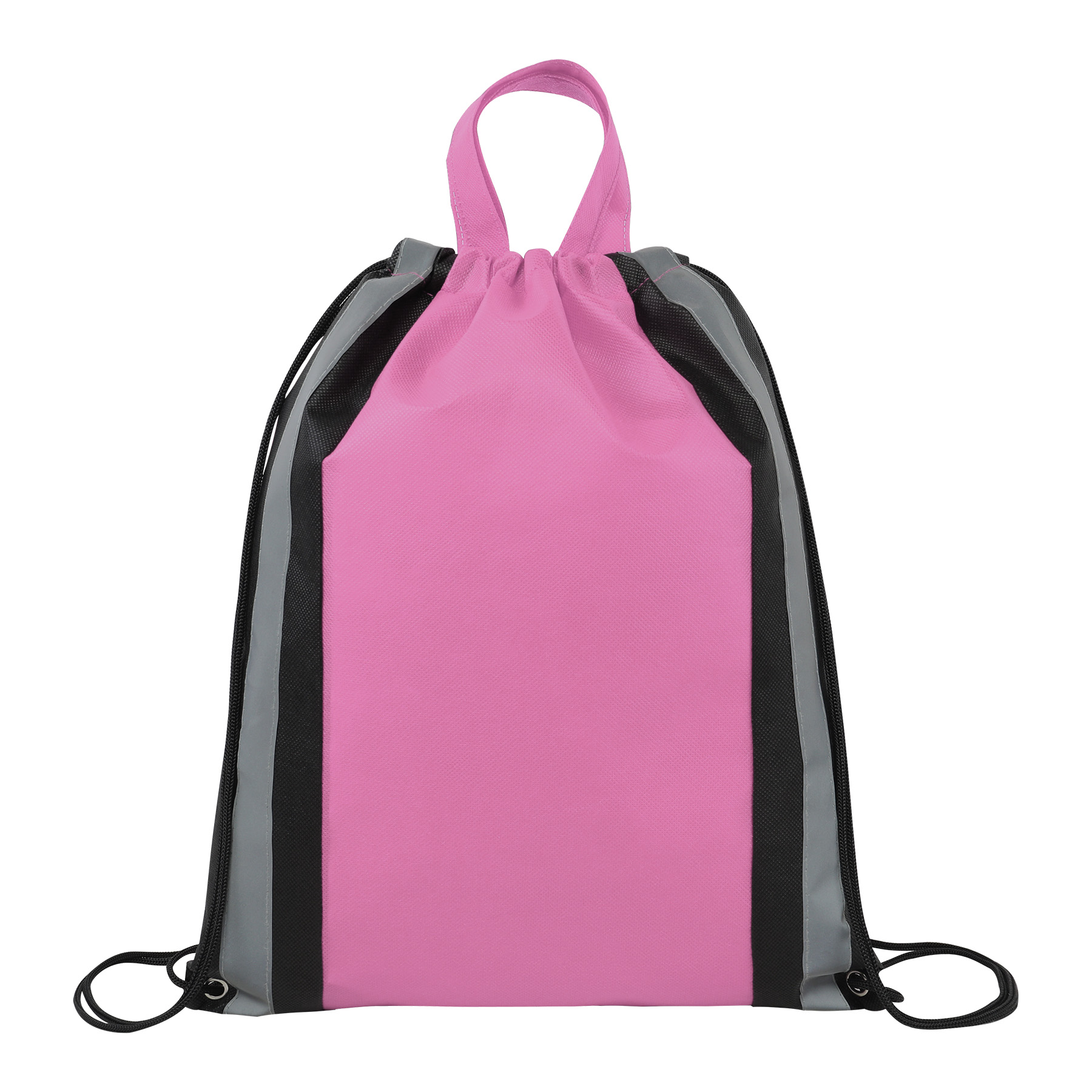 Small Reflective Non-Woven Drawstring Bag 4