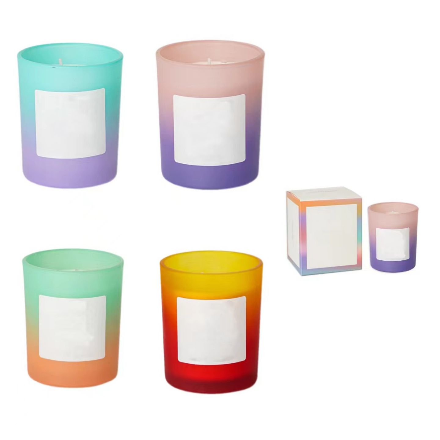 Gradient Soybean Wax Scented Candle 4