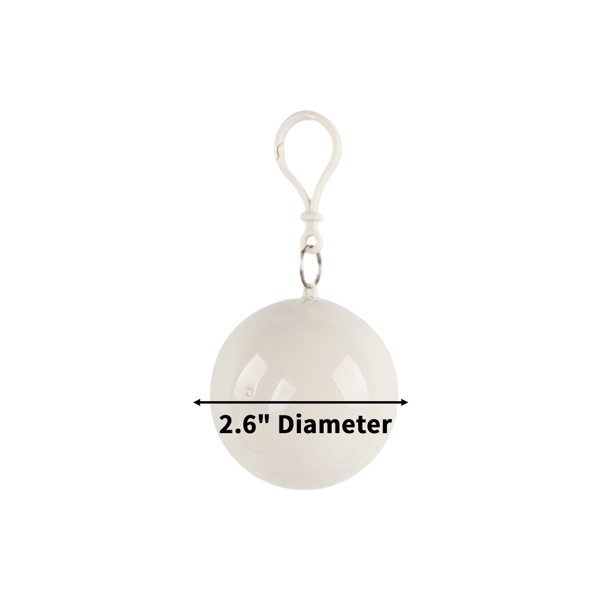 Portable Rain Poncho In Carry Ball With Hook 8