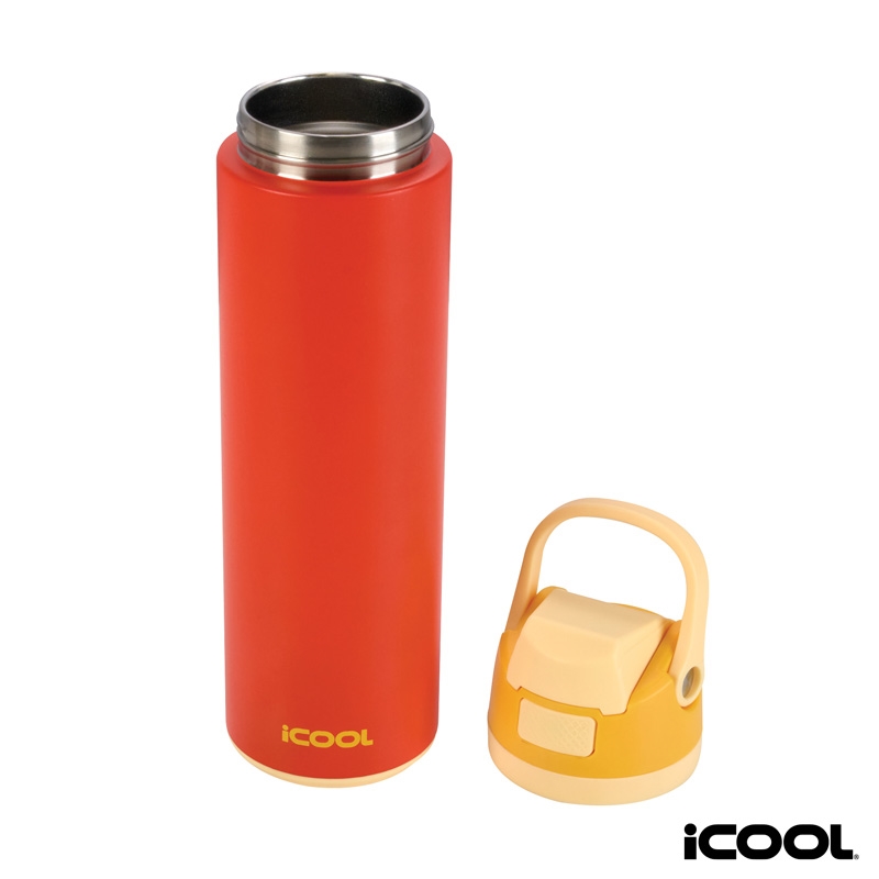 iCOOL® Manitou 24 oz. Double Wall, Recycled Stainless Steel Water Bottle 42