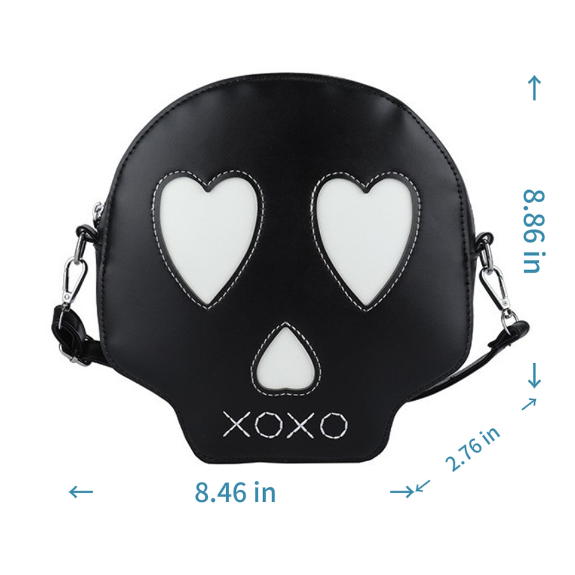 Shoulder Bag with Halloween Skull Design 5