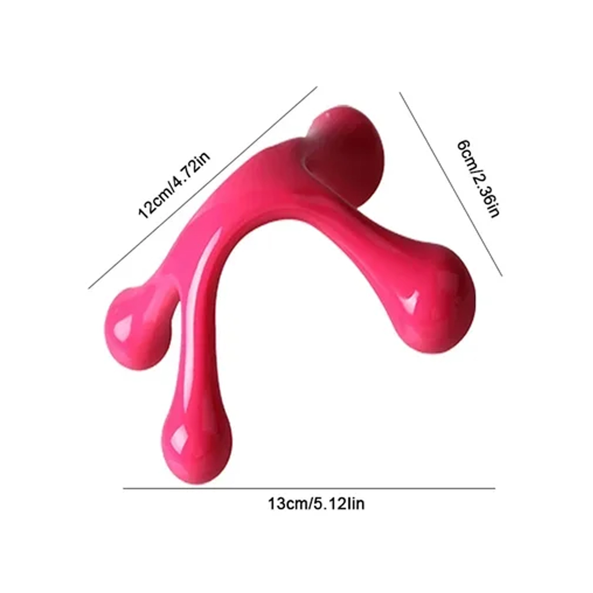 Tri-Point Handheld Massage Tool for Stress Relief 2