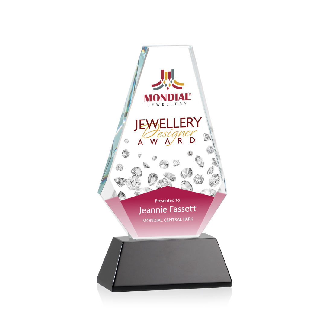 Kingsley VividPrint™ Award on Newhaven Base - Black 5