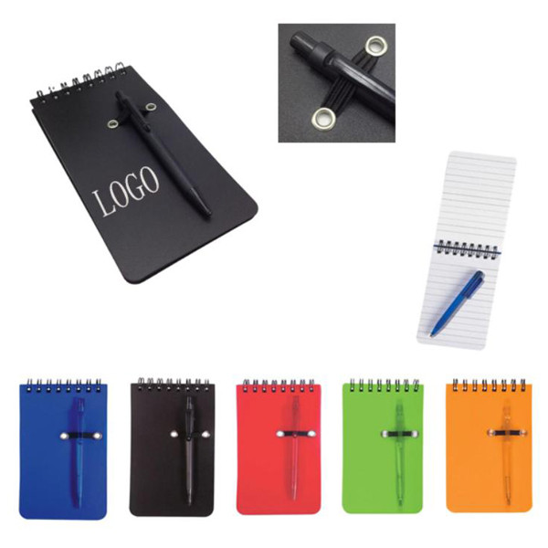 Spiral Notebook W/ Pen 6