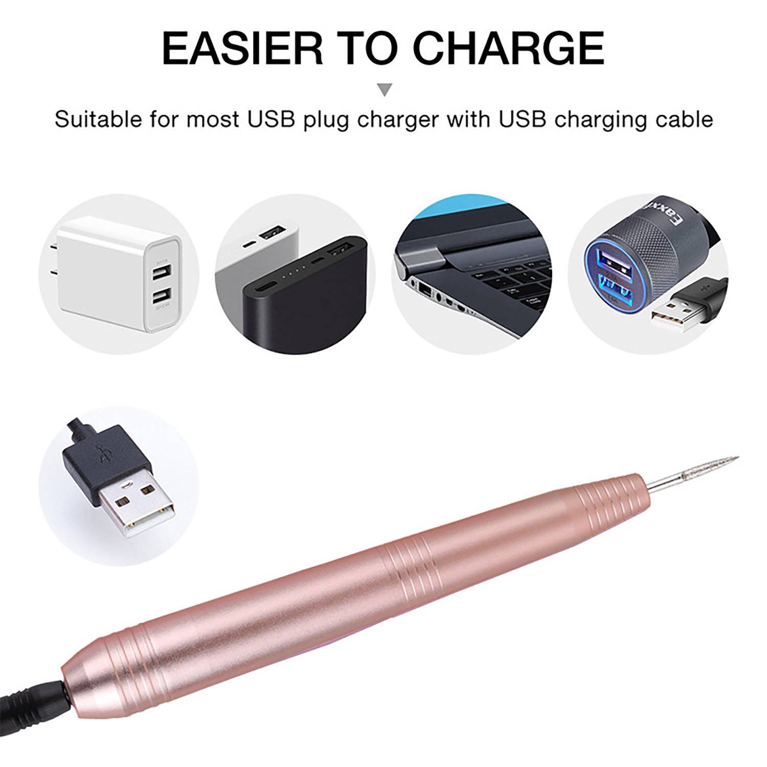 Manicure Portable Electric Nail Drill Kit 7