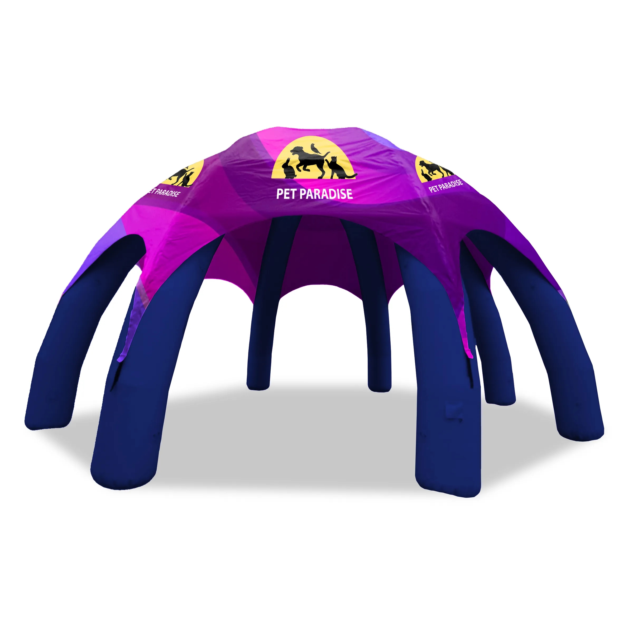 30' Custom Inflatable Spider Tent with 8 legs with Canopy 3
