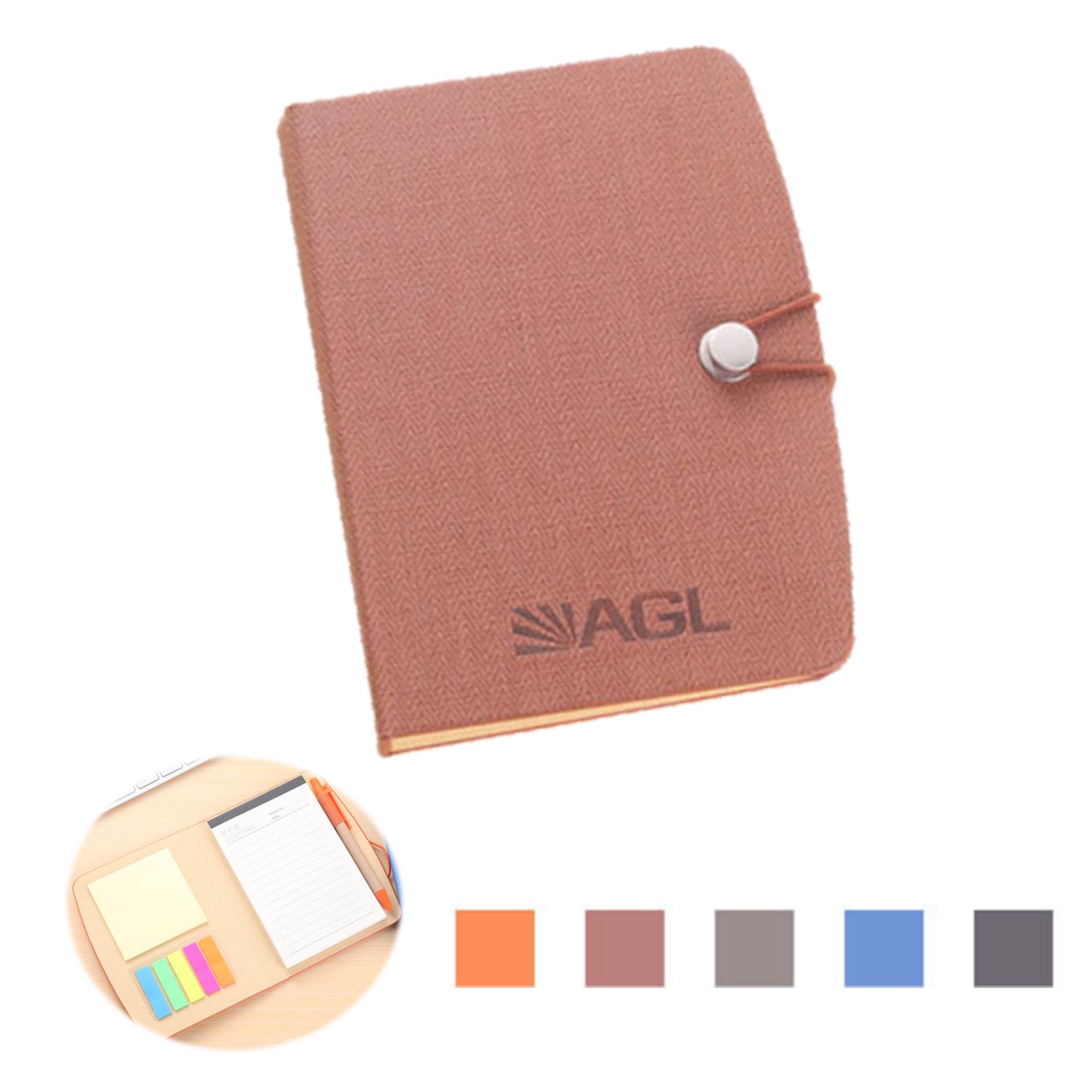 Creative Sticky Notes Flip Notebook With Pen Slot 1