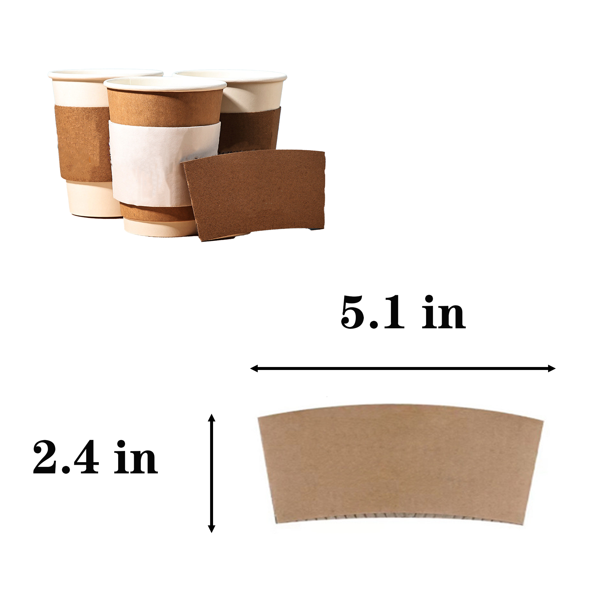 Double Layer Eco-friendly Kraft Paper Cup Cover 3