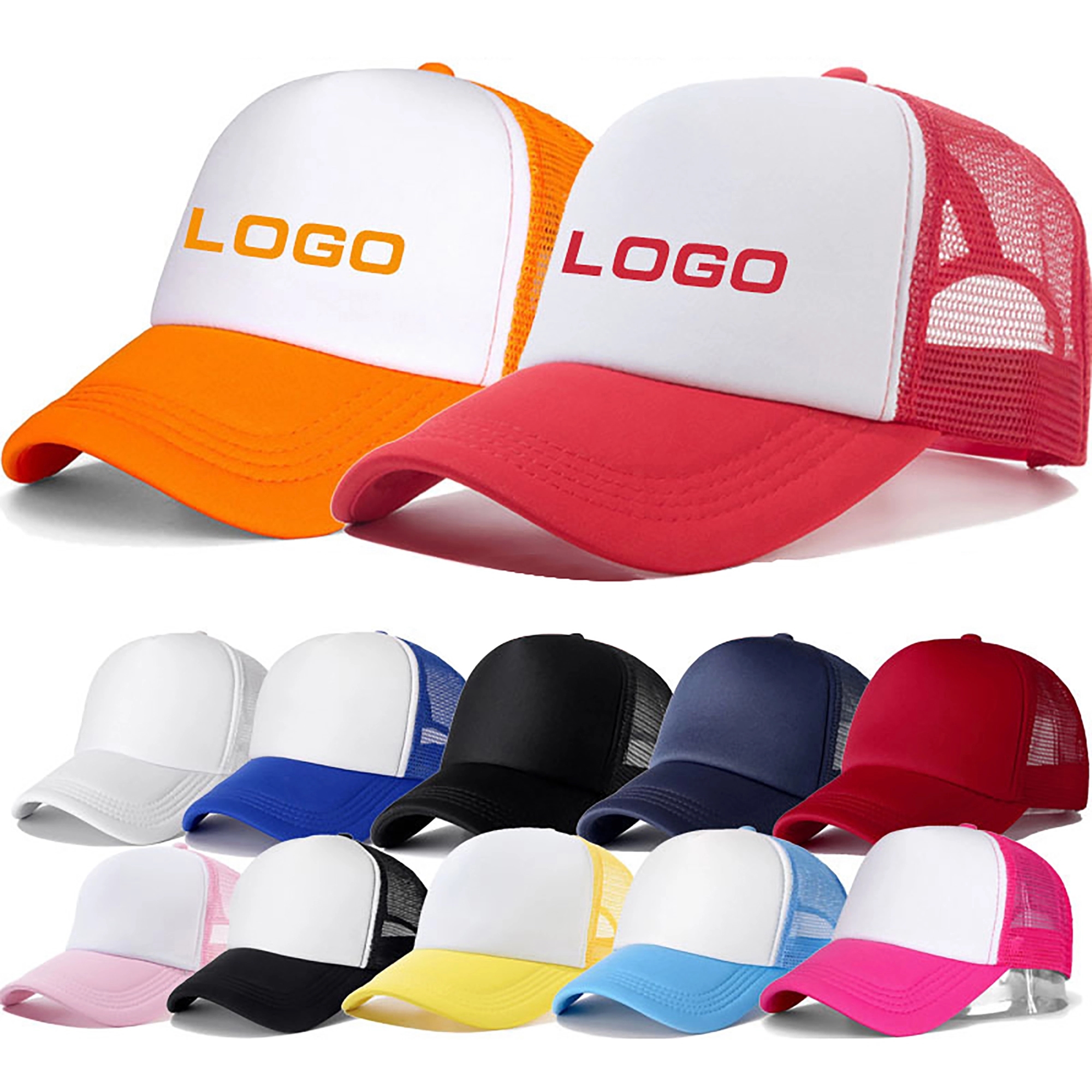 Adjustable Adult Mesh Baseball Trucker Hat 2