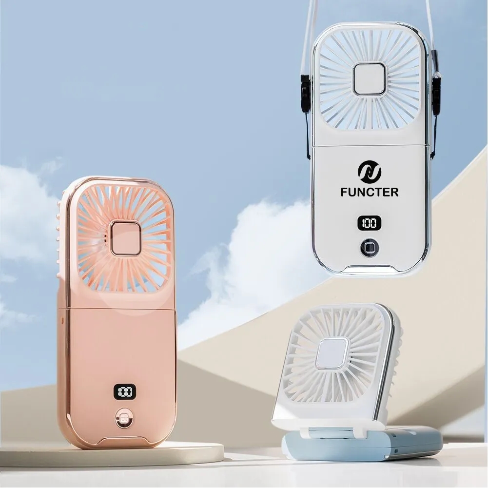 Rechargeable Portable Fan Phone Holder 6