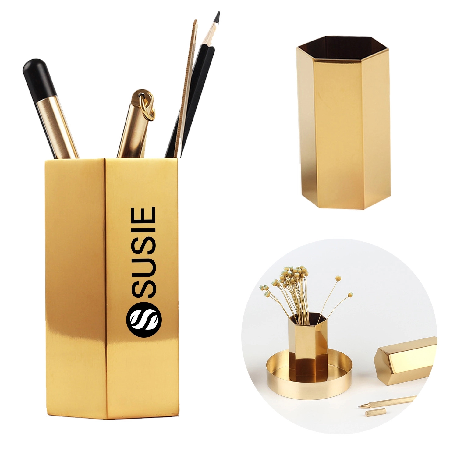 Six-Sided Diamond Pen Holder 2