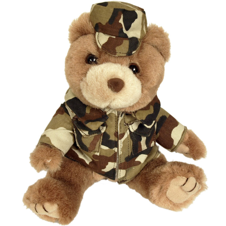 8" Marine Bear - Desert Camo 2