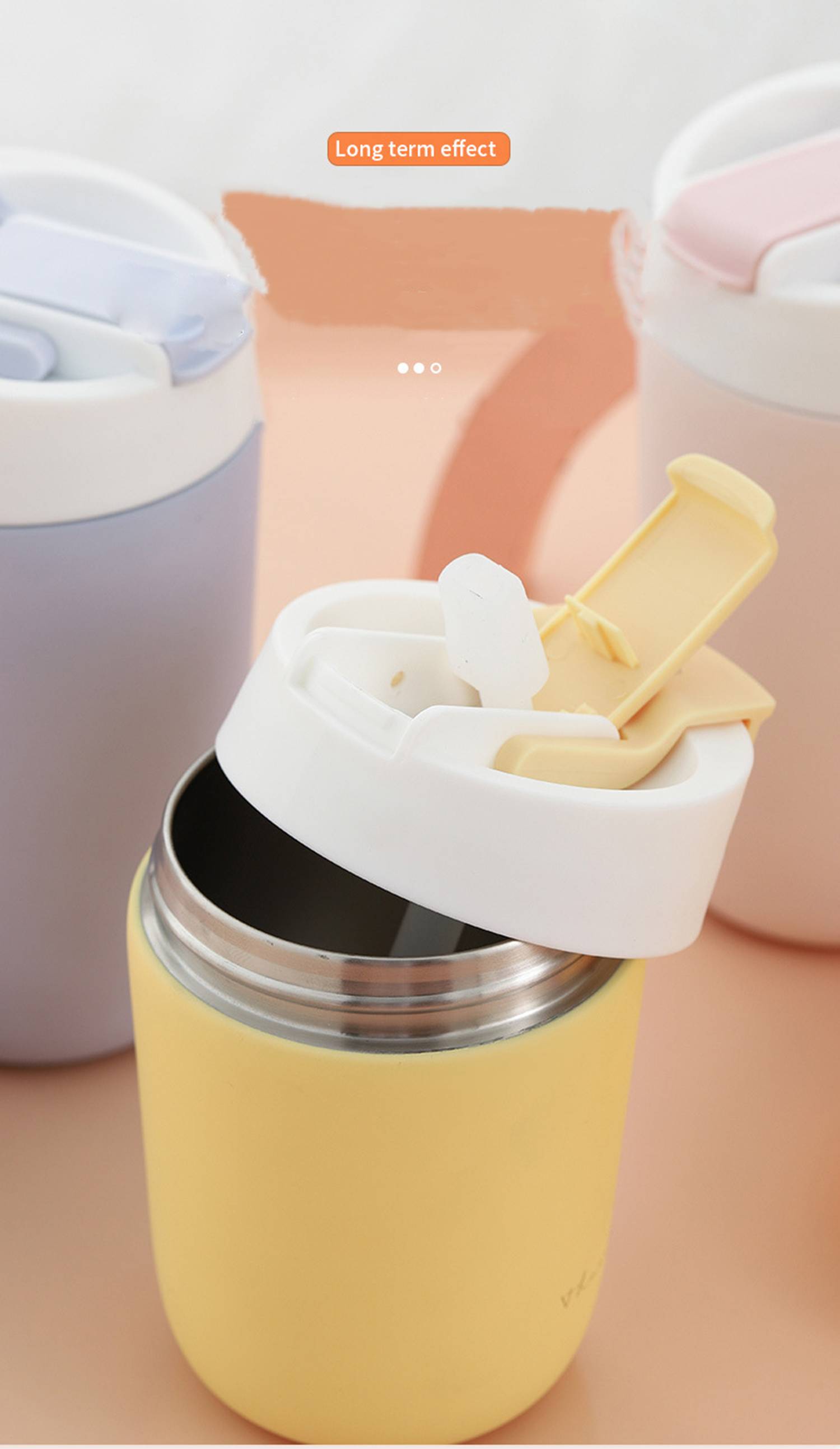 Double Drinking Stainless Steel Insulated Mug 3
