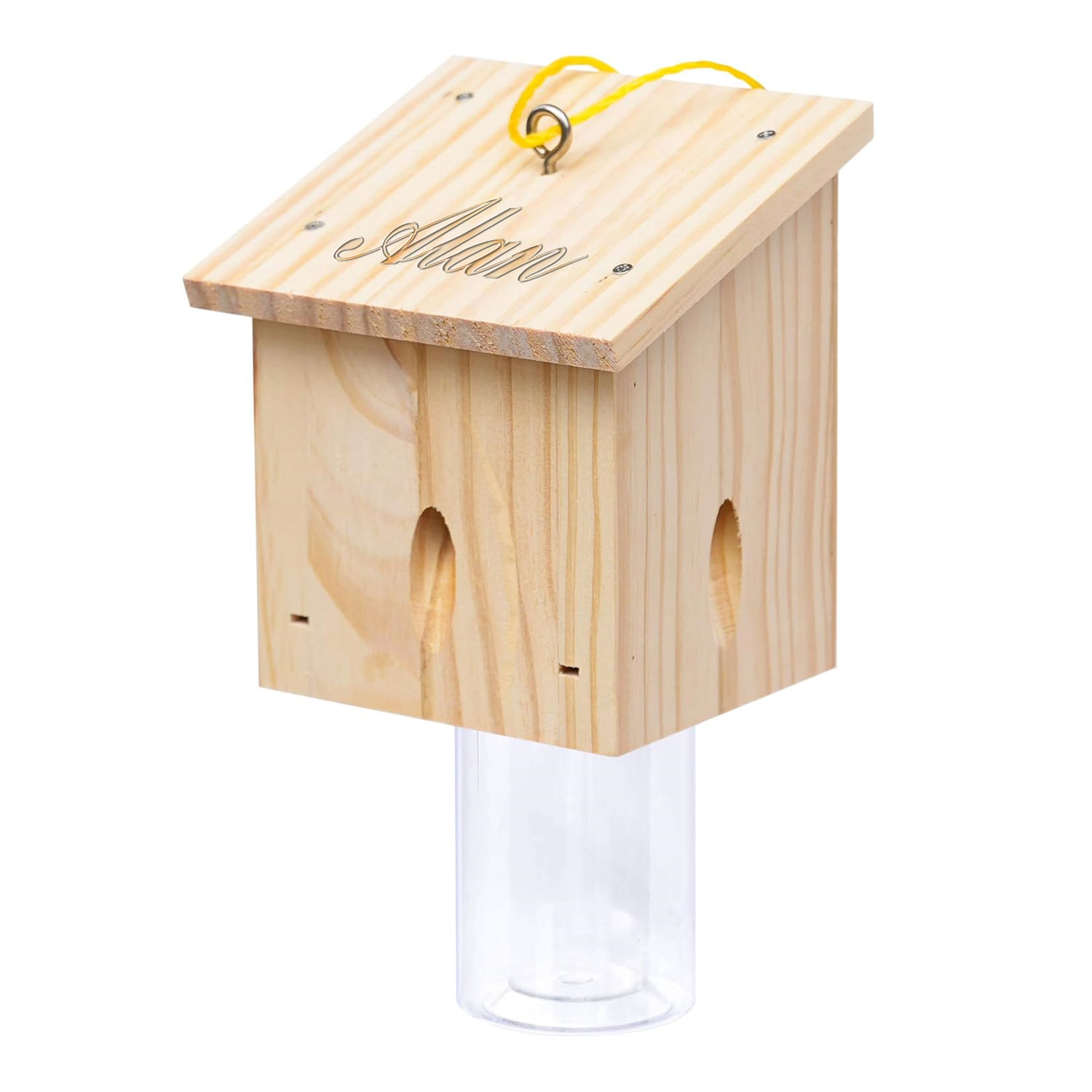 Durable And usful Carpenter Wood Bee Trap Cabin Outside 3