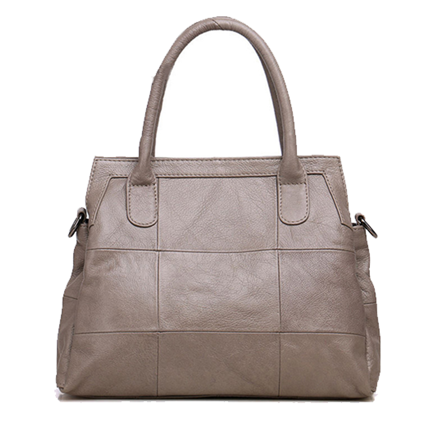 Genuine Leather Women's Soft Tote Bag, custom tote bag with logo imprint 4