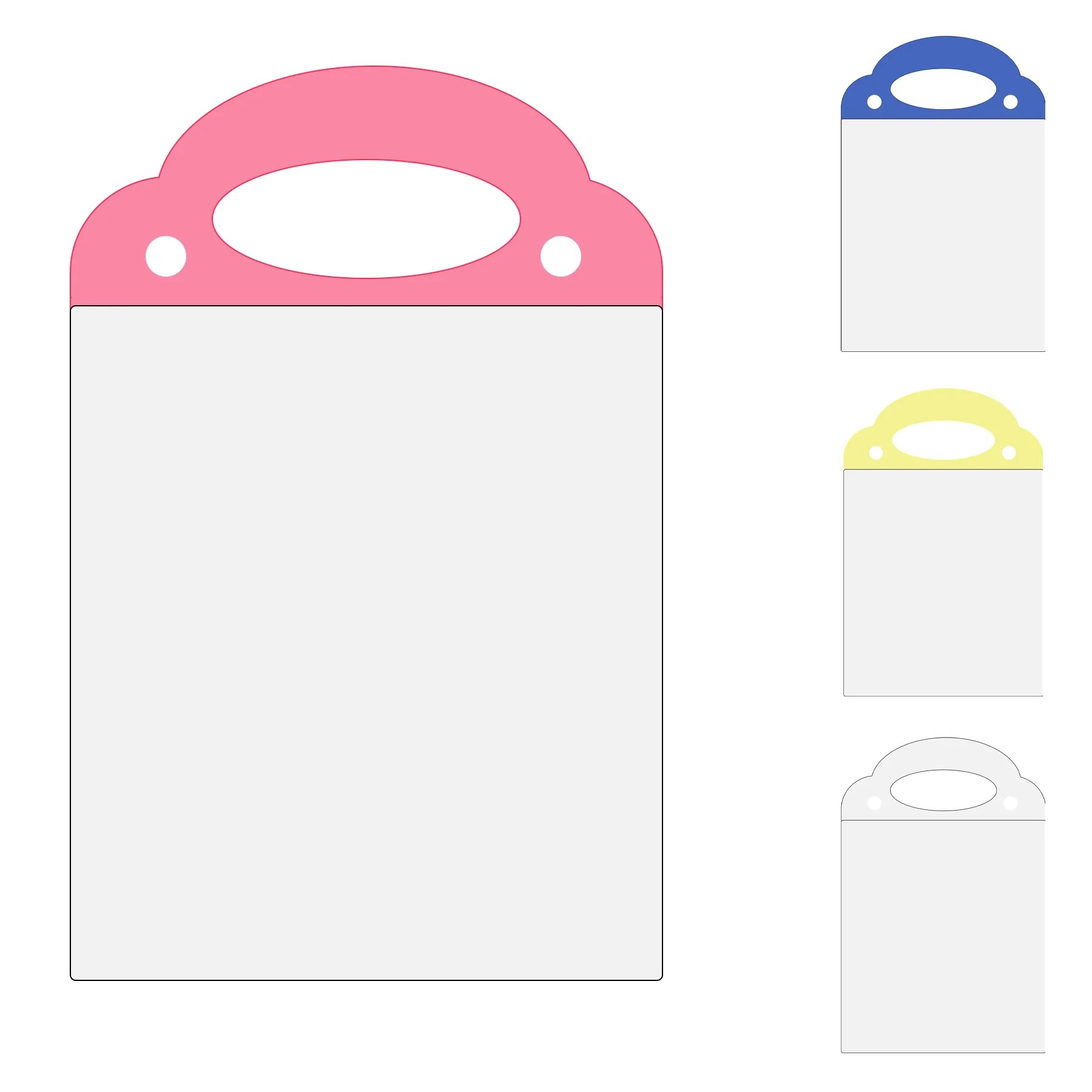 Colorful Handle Pvc Storage Bag 5
