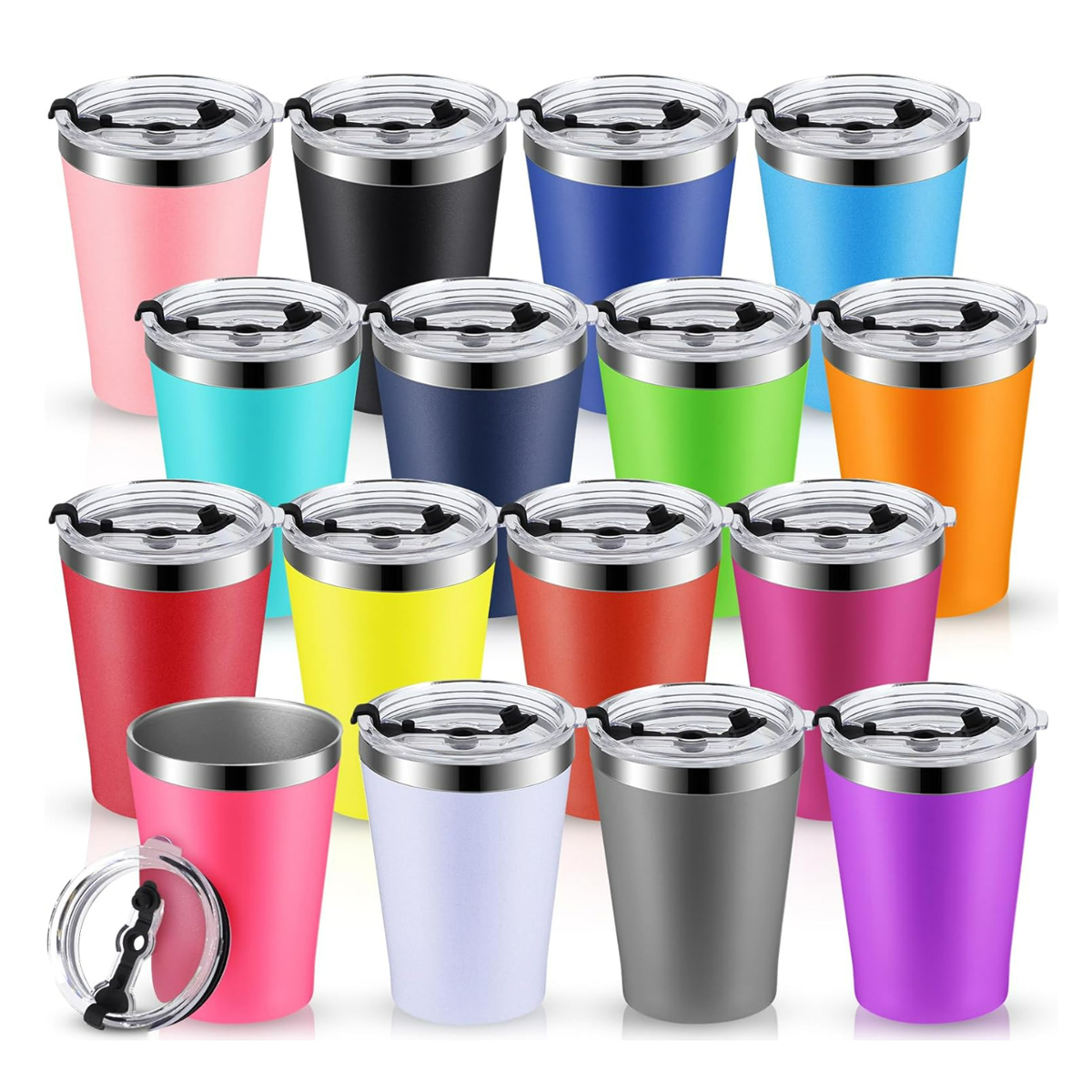 8oz Insulated Tumbler with Straw 3