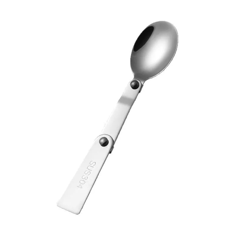 Customized stainless steel folding spoon 4