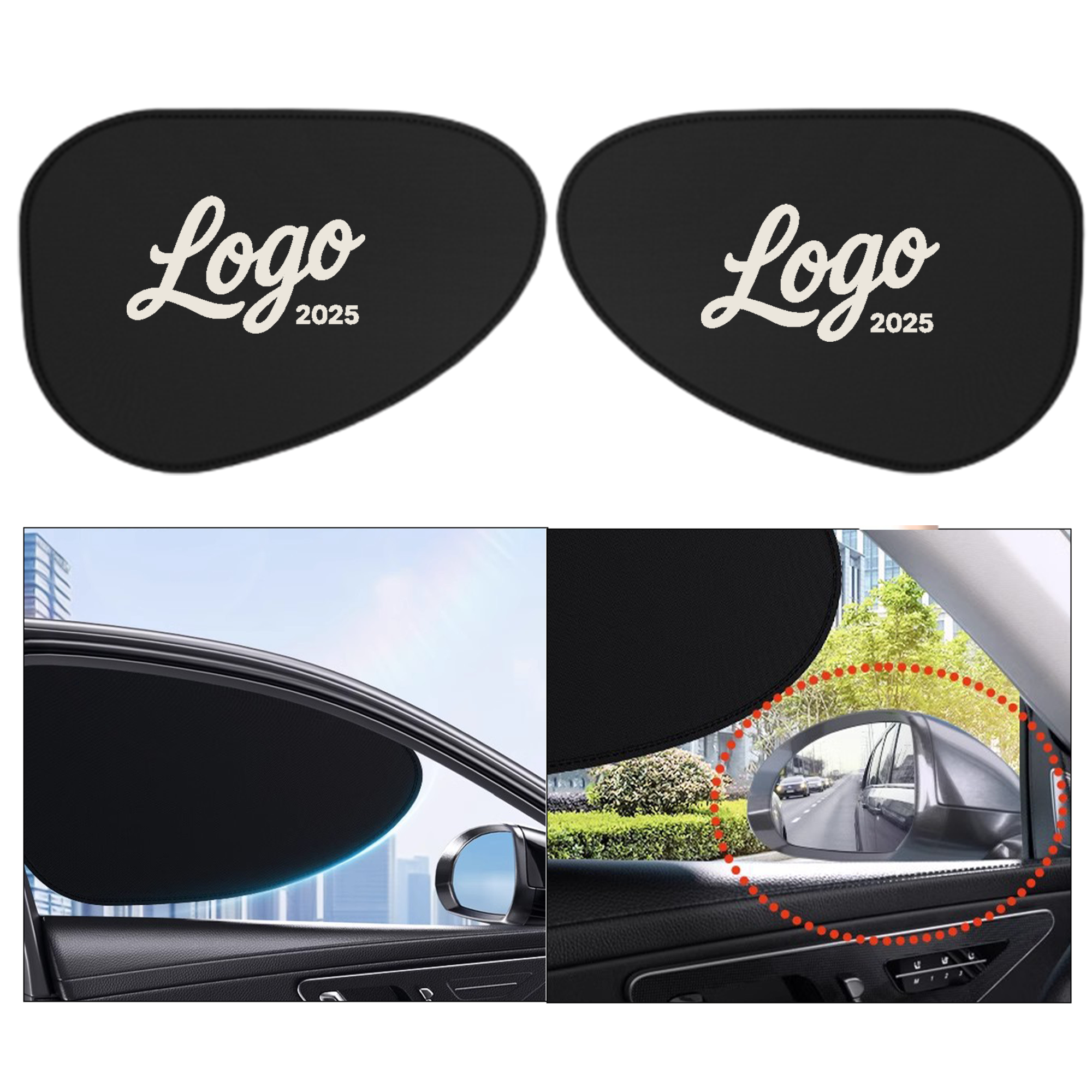 Foldable Car Side Window Sunshade 2