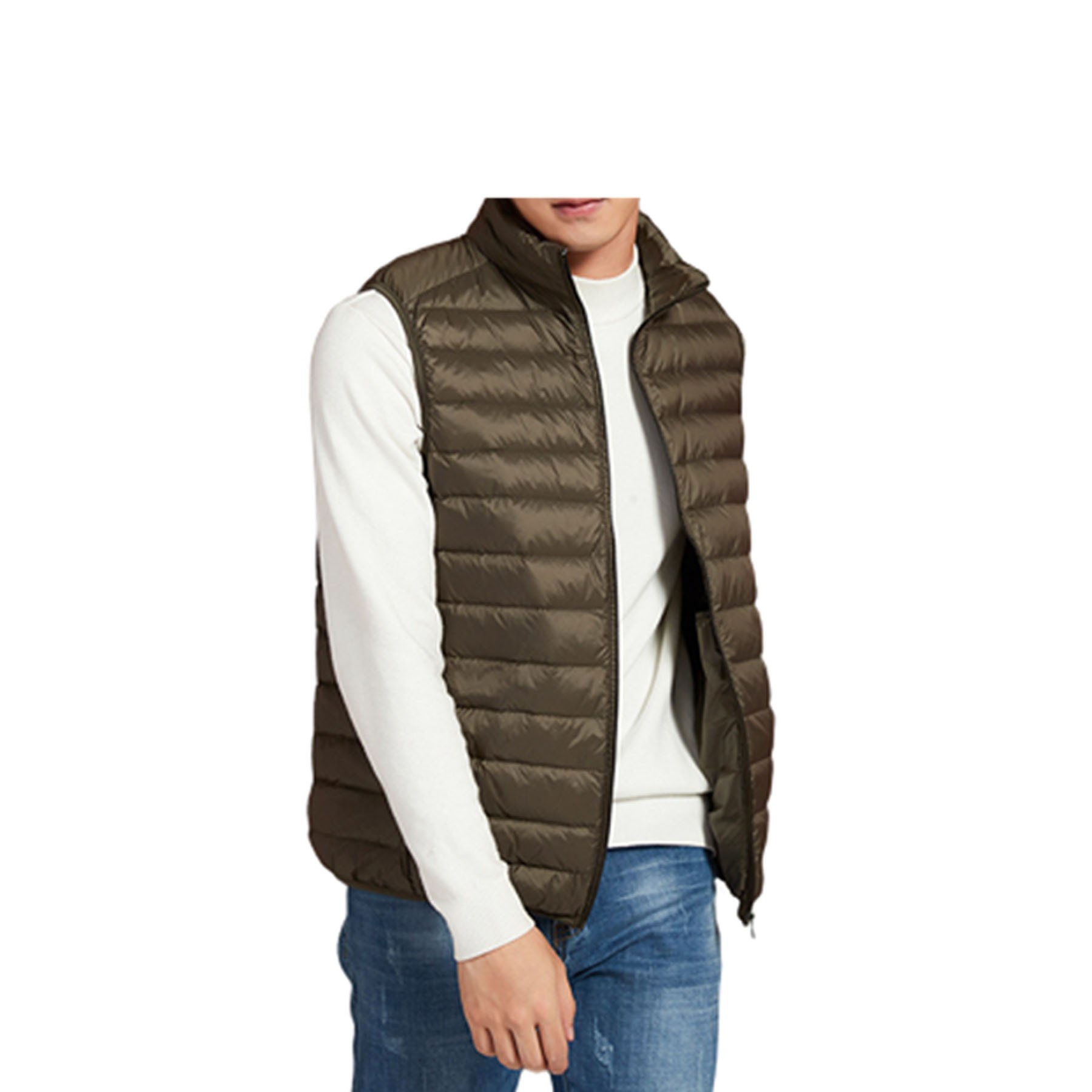 Men's Lightweight Down Alternative Vest Jacket 6