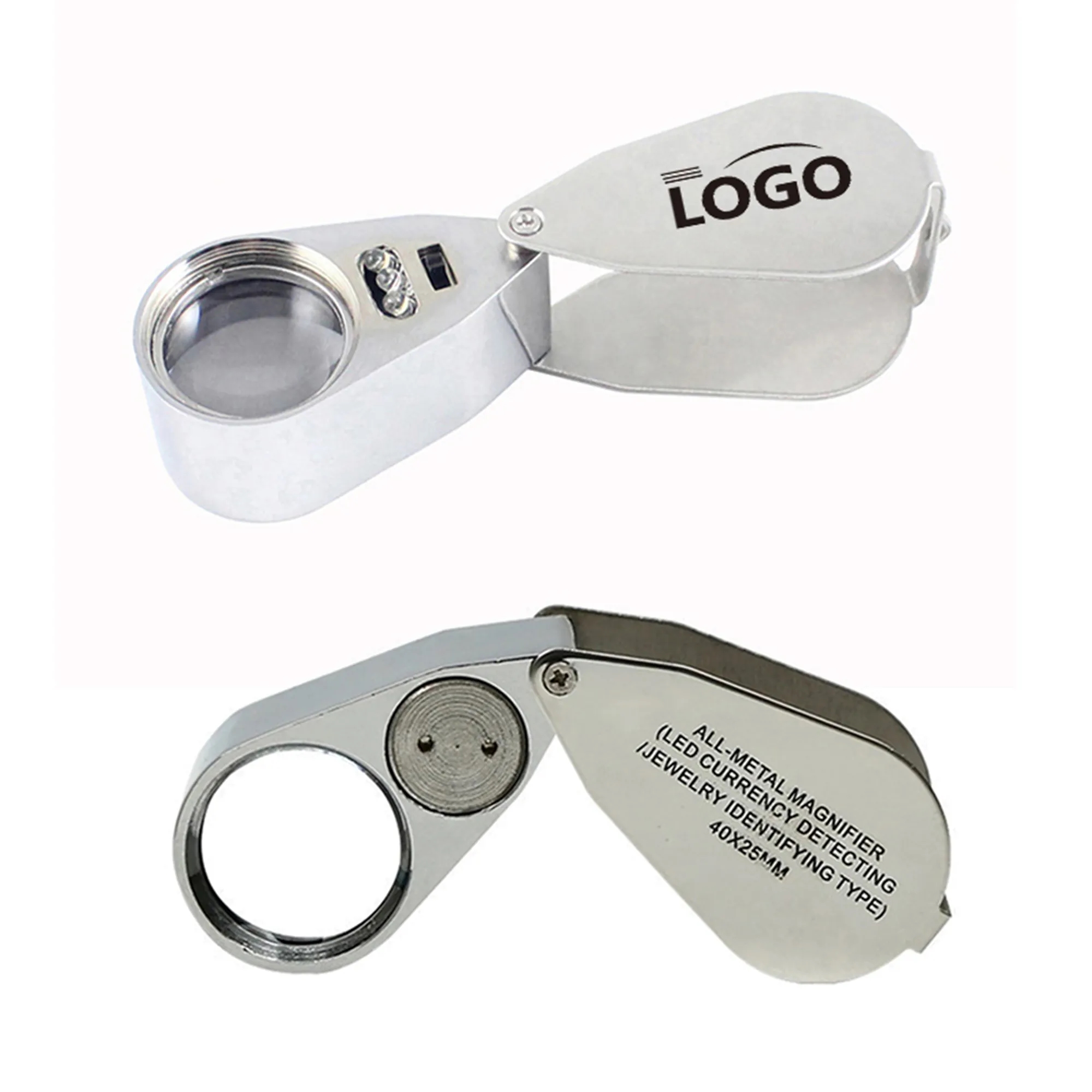 40X LED Illuminated Loupe Magnifier