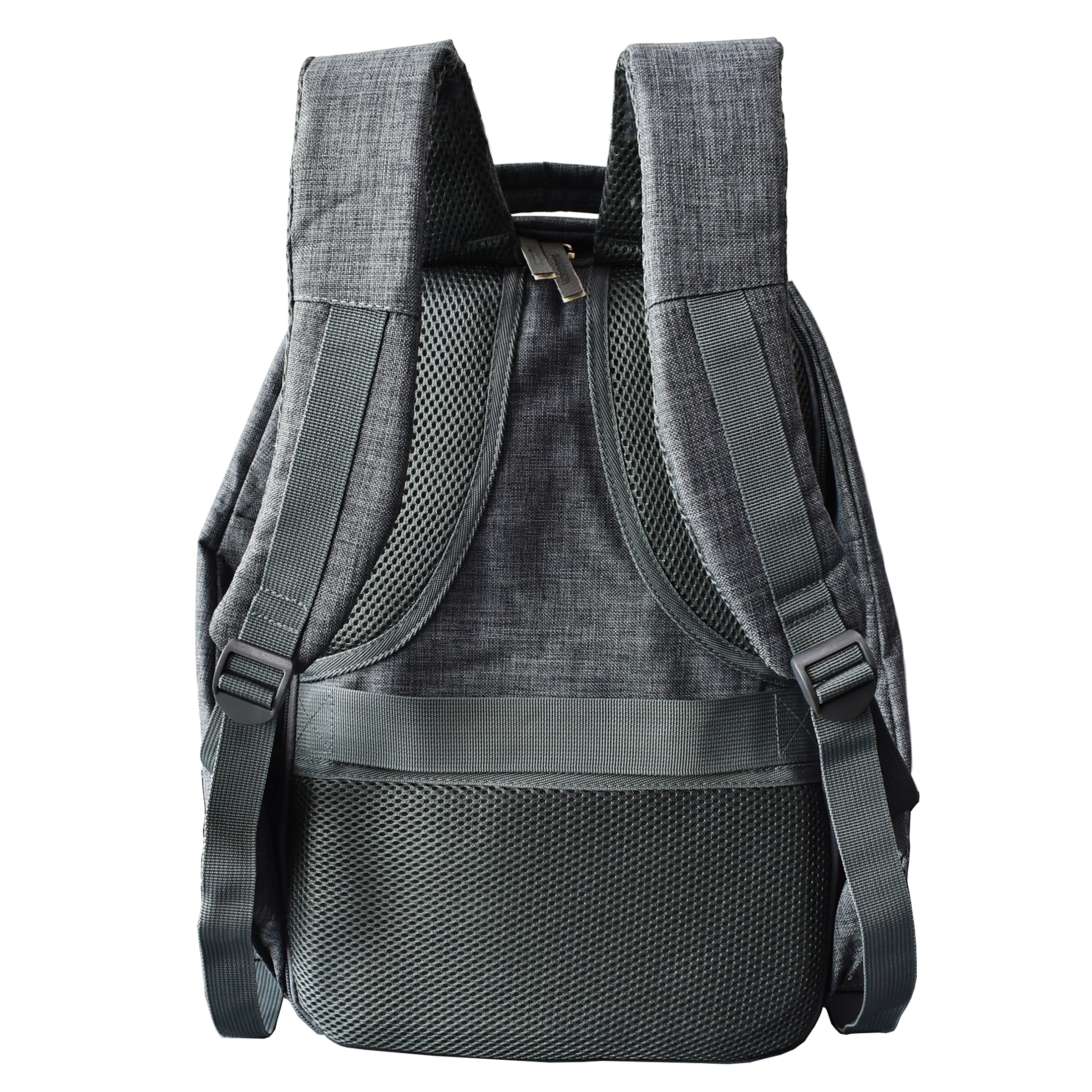15.6 " Anti-Theft Laptop Backpack in Premium Melange Gray 8