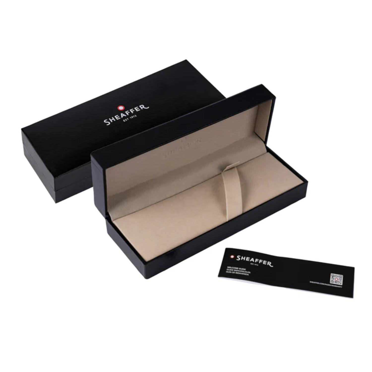 SHEAFFER® 100 9370 Glossy Coffee Brown Executive Ballpoint Pen w/ Gift Box 1
