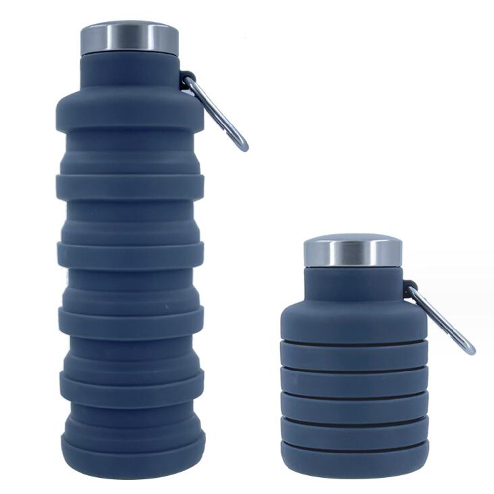 18 Oz Foldable Silicone Water Bottle 3