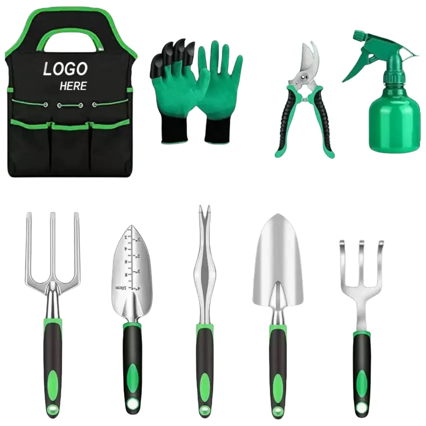 9pcs Aluminum Alloy Steel Hand Tool Starter Kit with Bag 3