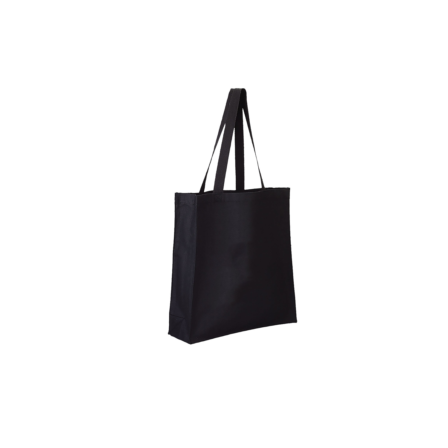 Foldable Cotton Canvas Grocery Tote Bag, custom tote bag with logo imprint 3