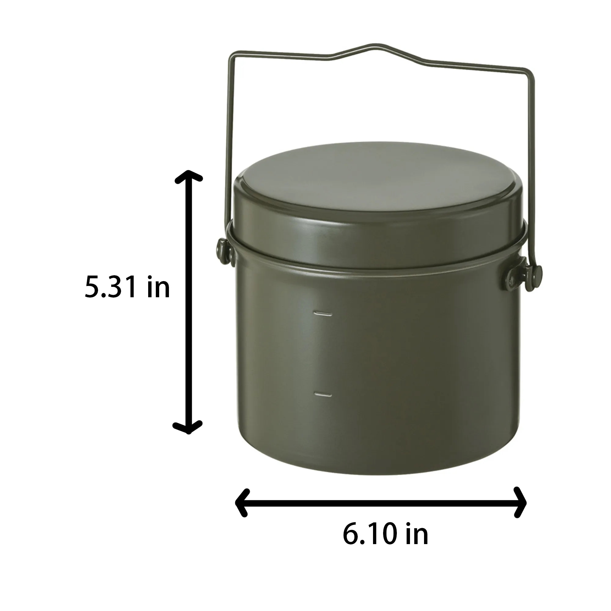 Outdoor Multifunctional Lunch Box Military Style-Round 4