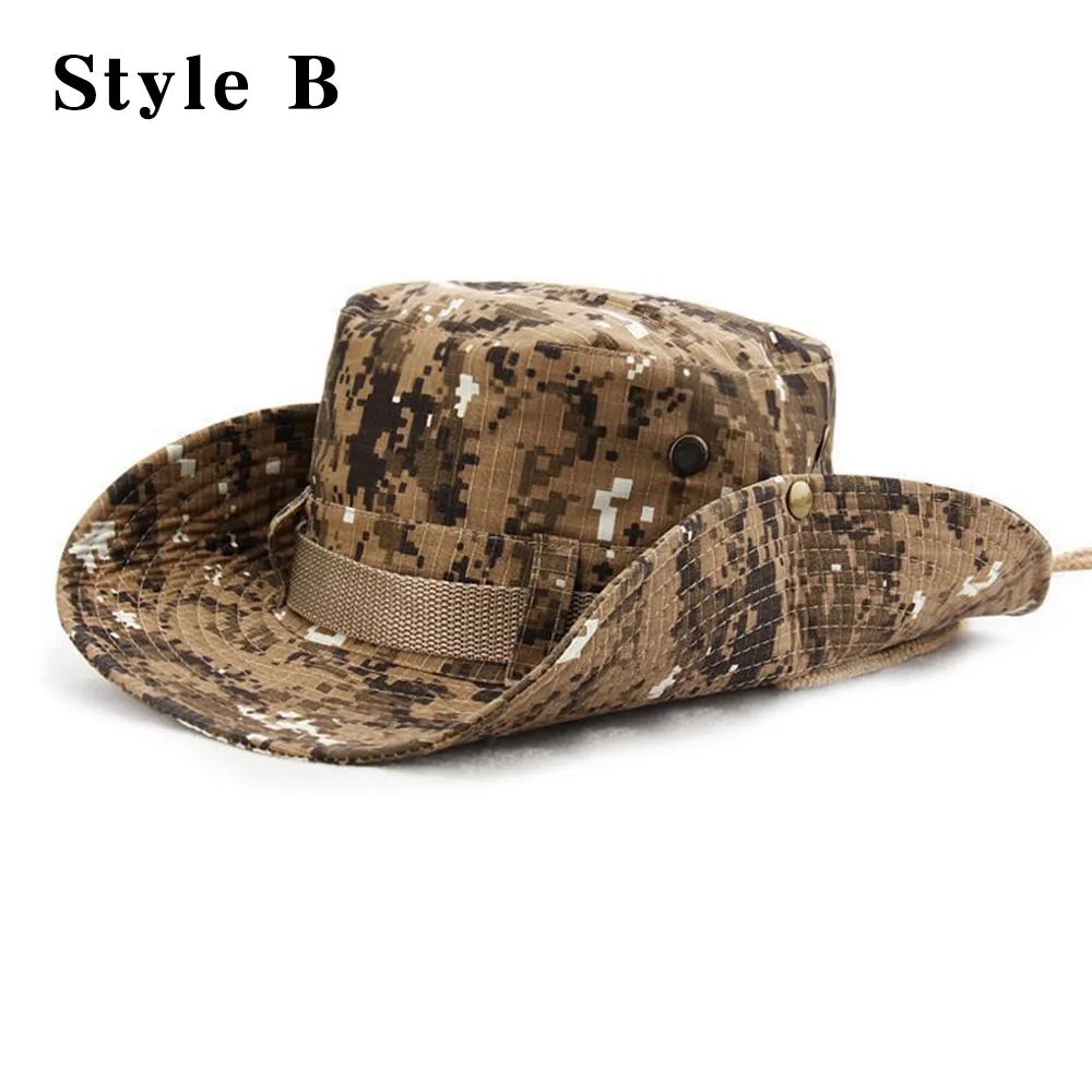 Wholesale Custom LOGO UPF50+ Boonie Hats Wide Brim Hiking 4