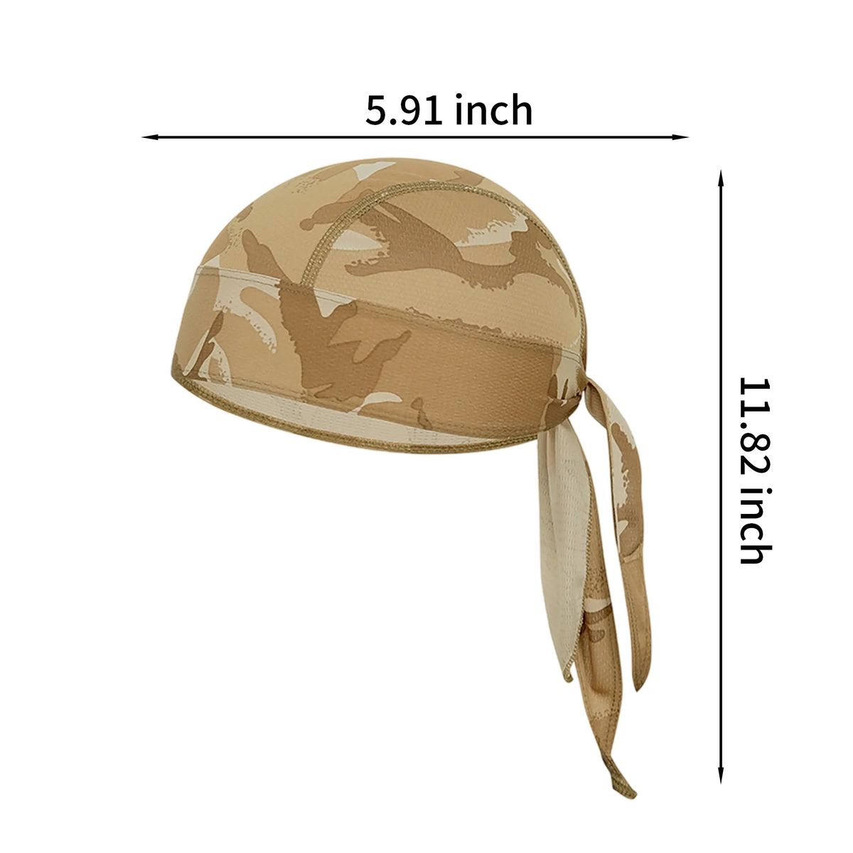 Sweat Absorbent Pirate Style Headwrap Cap 11
