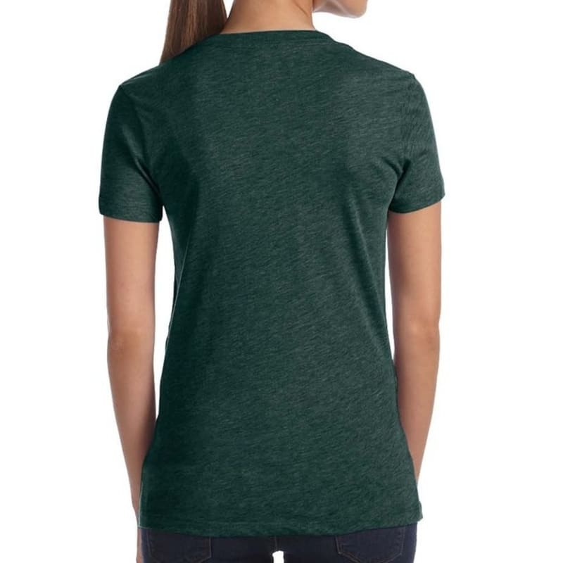 Bella Ladies Triblend Short-Sleeve Deep V-Neck T-Shirt 10
