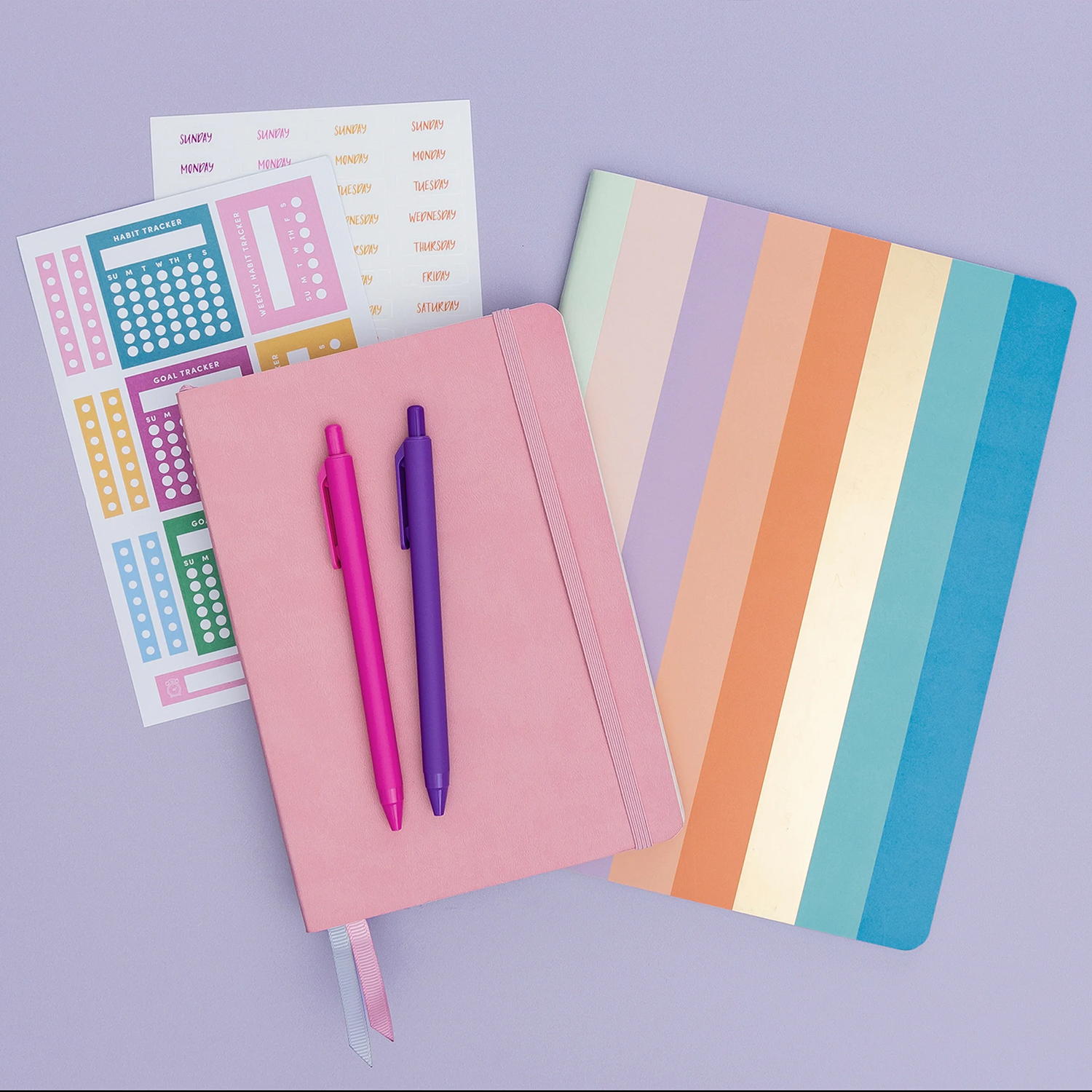 PAPERAGE® Softcover Large Lined Notebook with 176 Pages 6