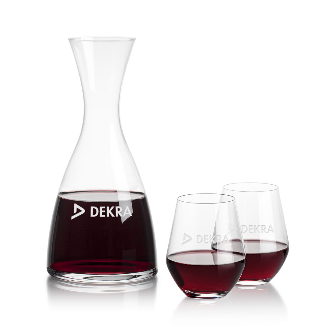 Barham Carafe & Reina Stemless Wine