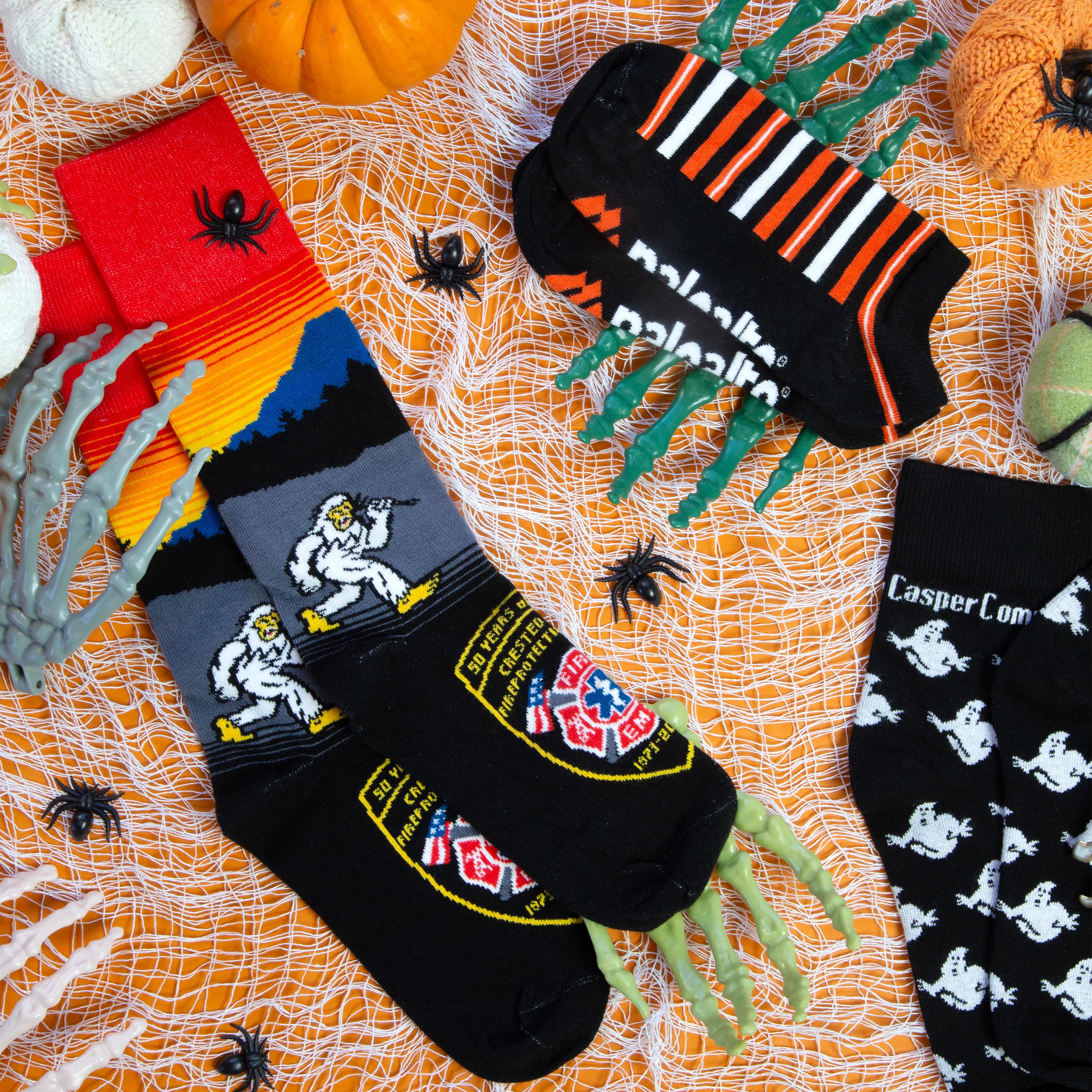 Sports Halloween Socks - Spooky Performance for Active Feet - American Made 2