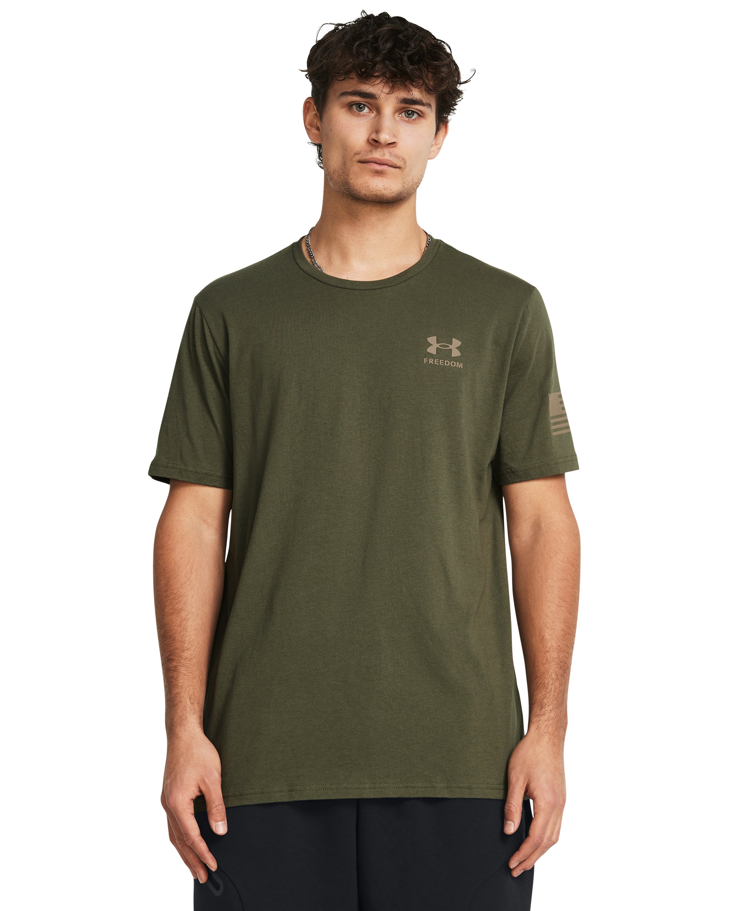 UA Freedom Flag Gradient Men's T-Shirt 5