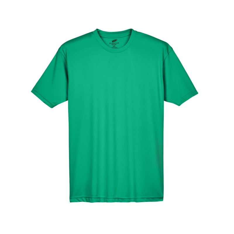 UltraClub Mens Cool & Dry Sport Performance InterlockT-Shirt 9