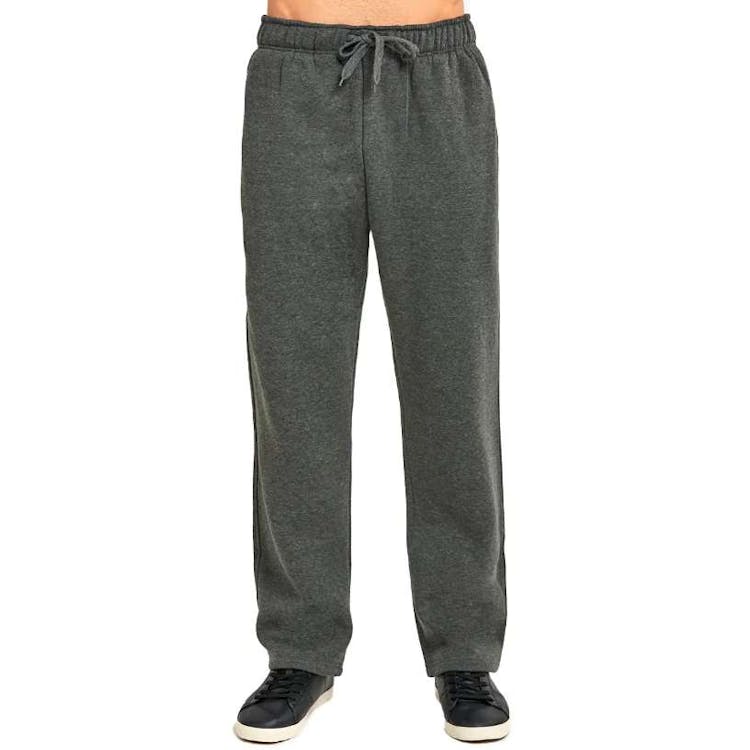 Men's Fleece Sweatpants Charcoal Medium 1
