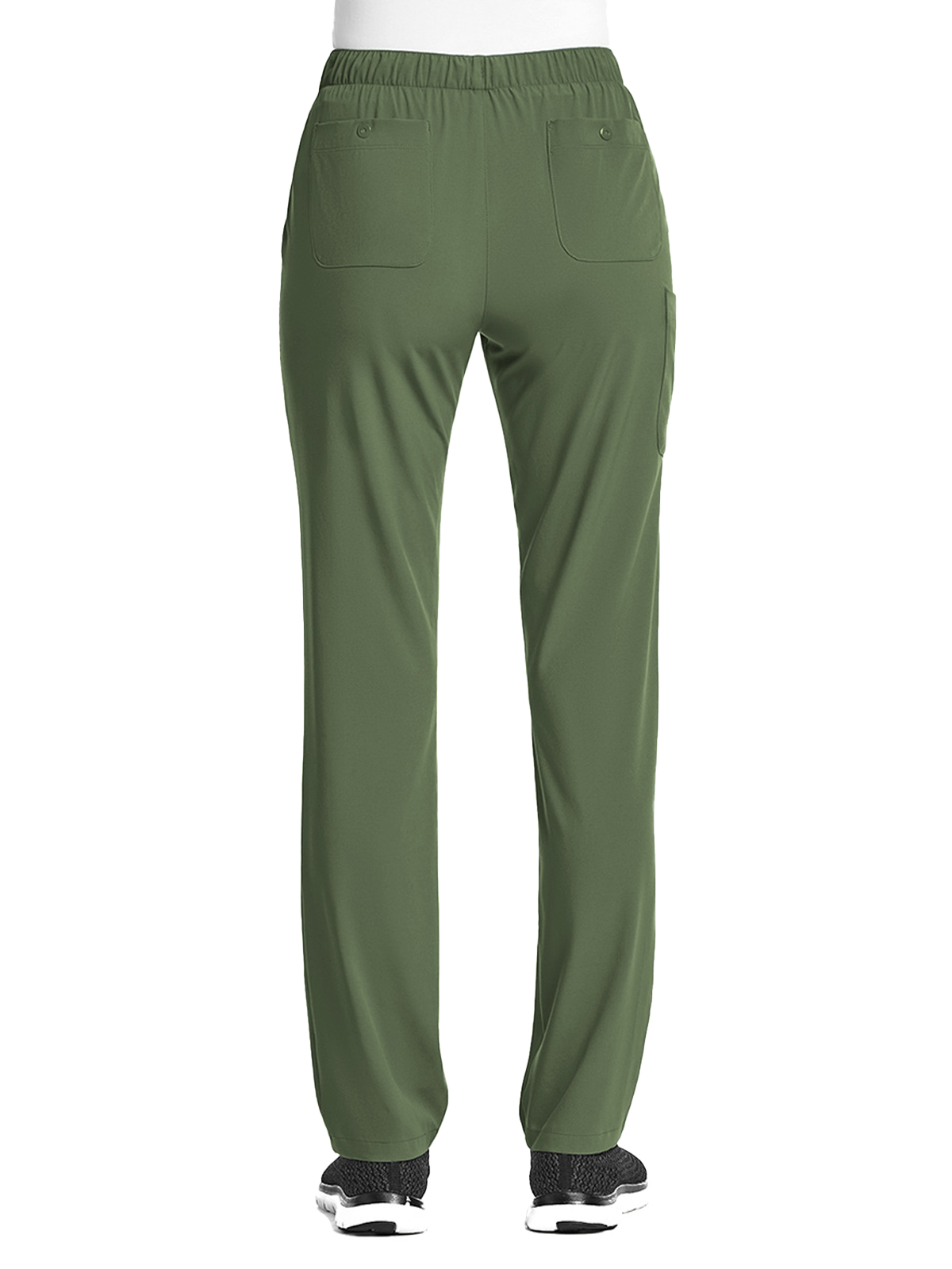 ScrubJoy Originals - Women's Fitted Five-Pocket Tapered Leg Pant 30