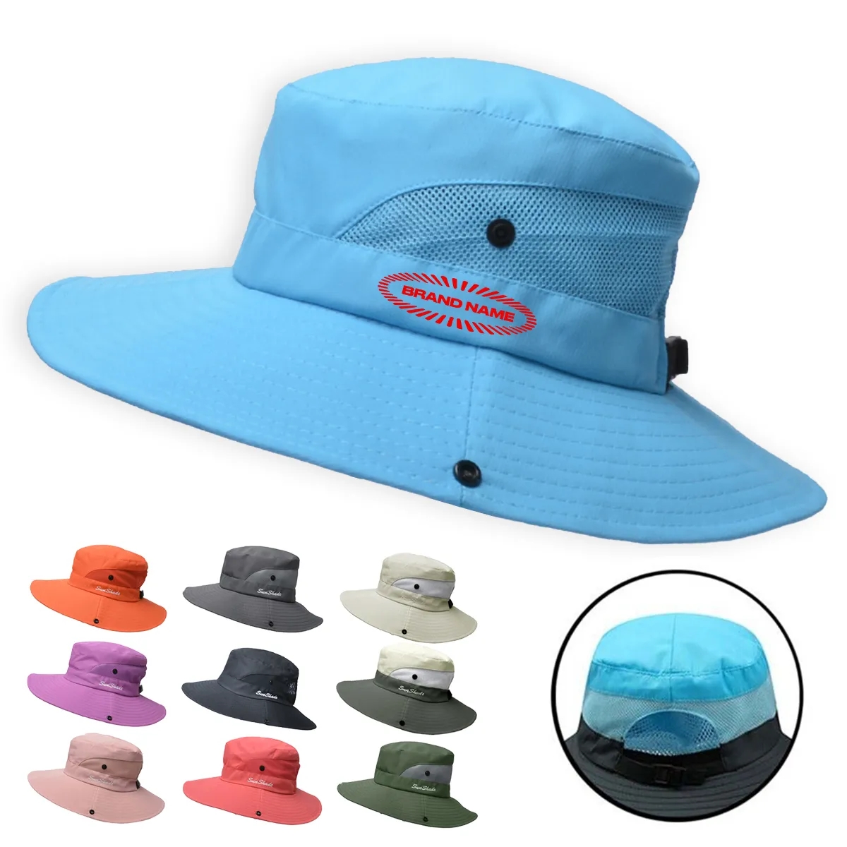 Sun Bucket Hat Beach Cap UV Proof Protection Travel Summer 4