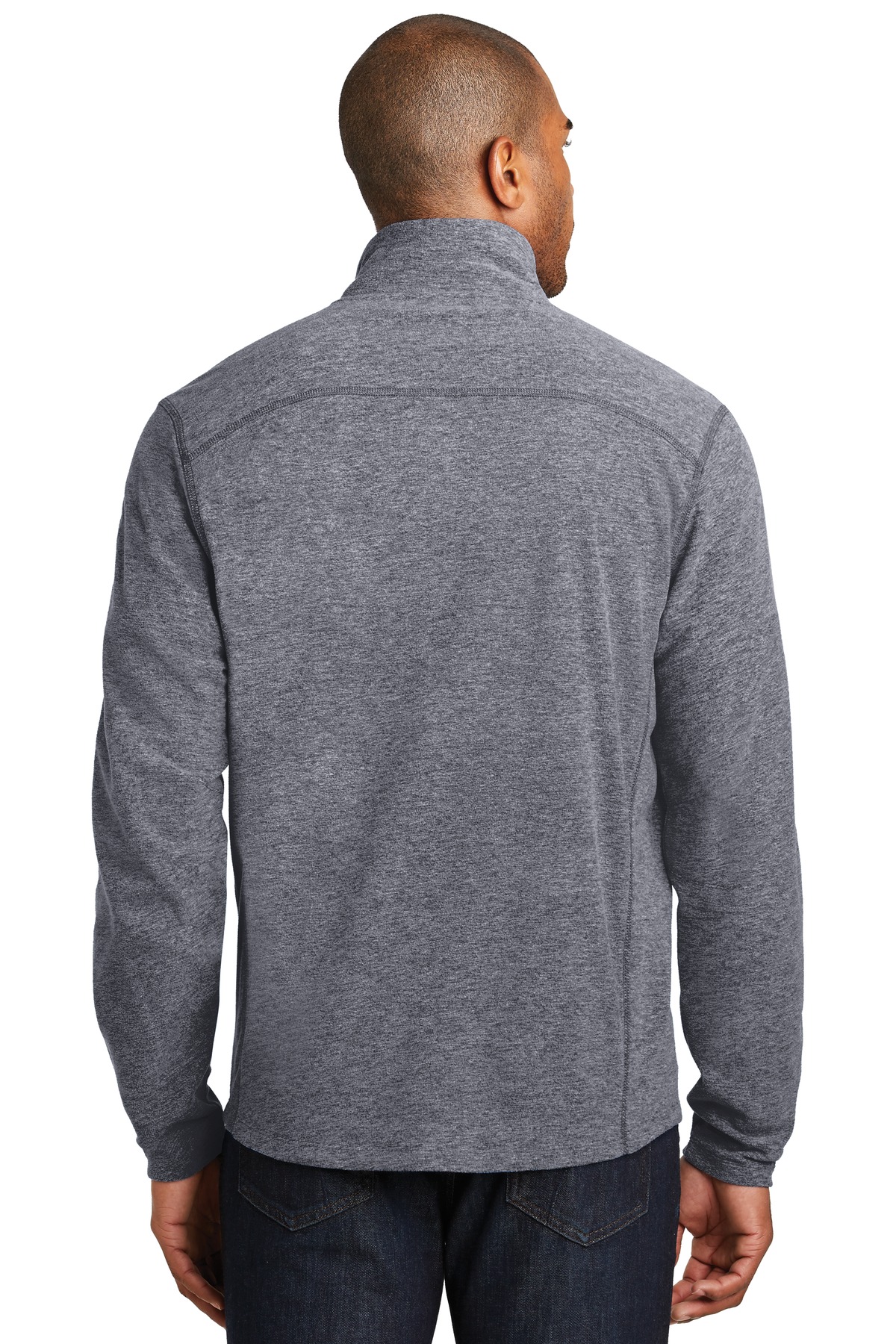 Port Authority Heather Microfleece Full-Zip Jacket. F235 29