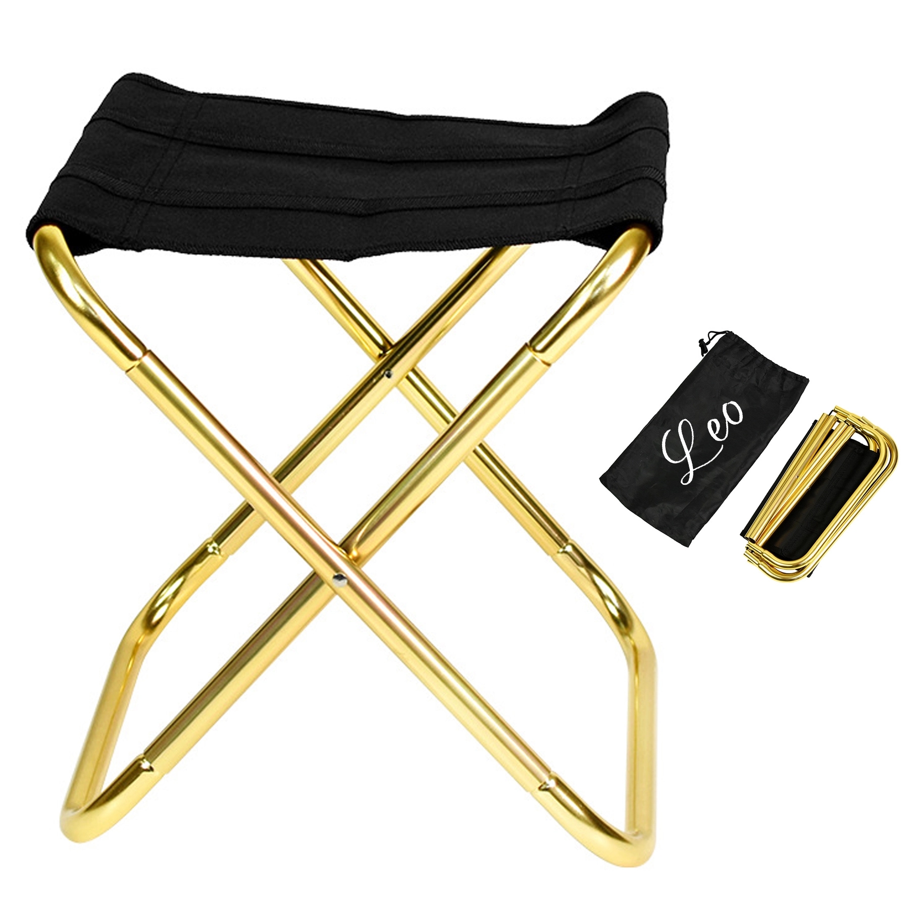 Portable Aluminum Alloy Oxford Folding Stool 4
