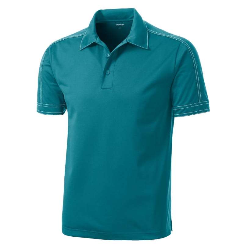 Sport-Tek Contrast Stitch Micropique Sport-Wick Polo. 29