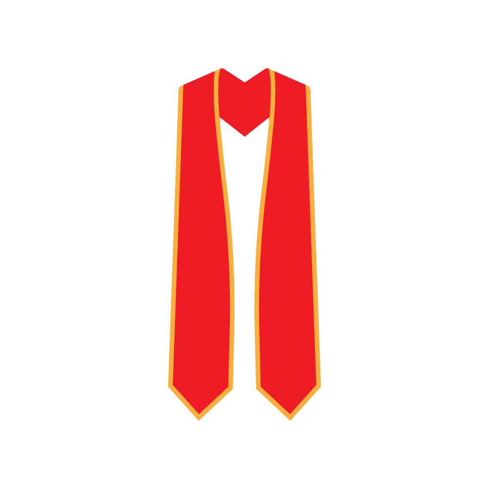 Honorary Graduation Stole - Full-Color Sublimation 60" 22